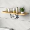 Oceanstar Stackable Metal Wire Storage Basket Set for Pantry, Countertop, Kitchen or Bathroom â€“ Black, Set of 3